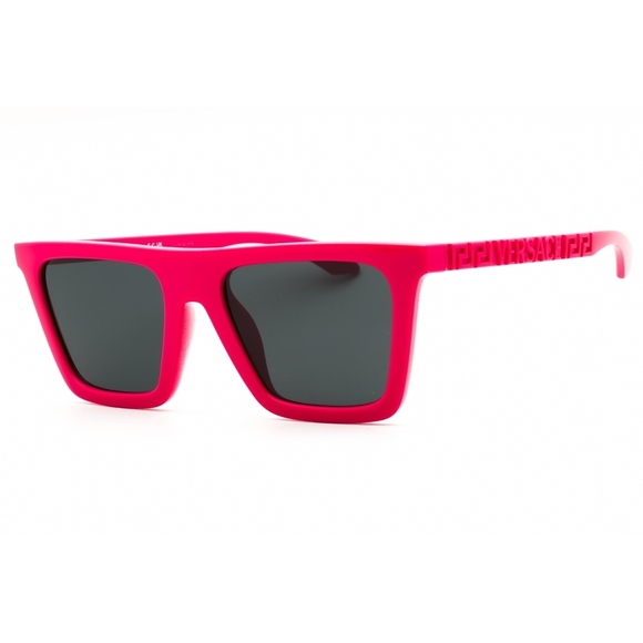 NWT Versace VE4468U Fuchsia Fluo Rectangle 53mm Sunglasses